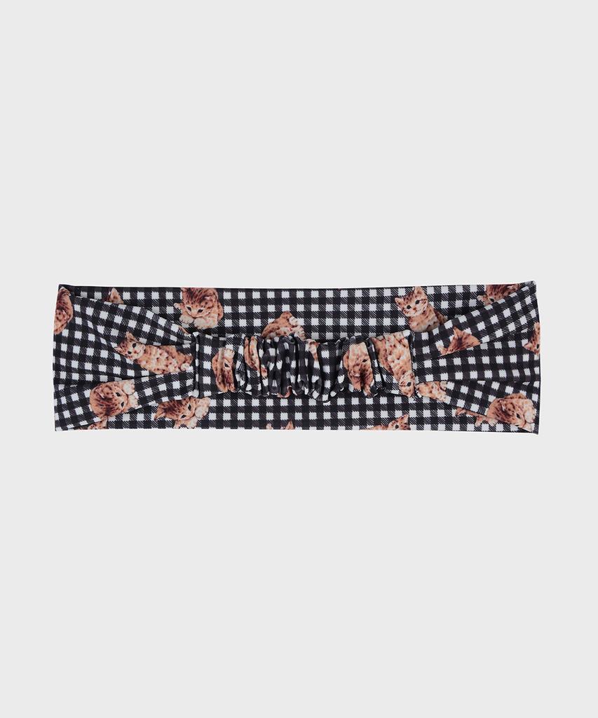 Eireve Kitten Check Headband (Black)