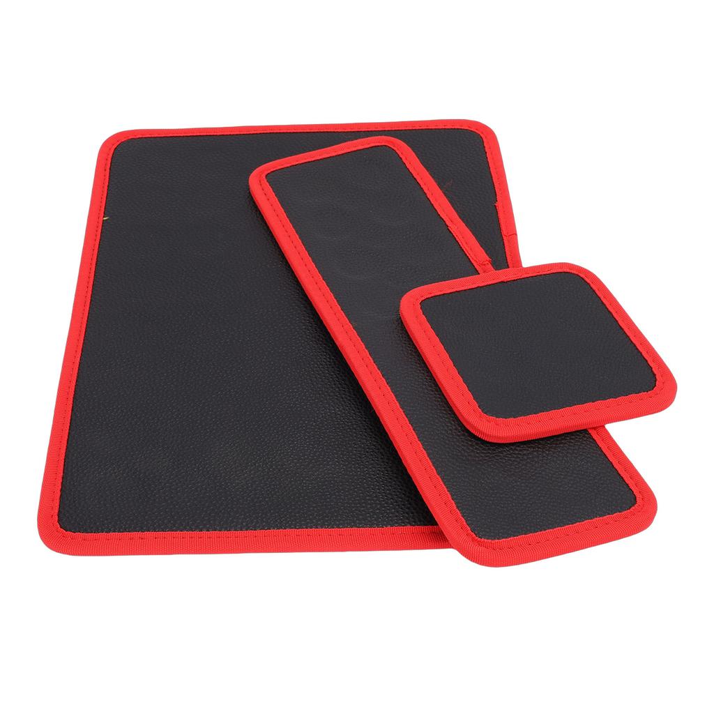 3 Pezzi Tappetino Magnetico per Attrezzi Flessibile Pieghevole Forte Tappetino Magnetico per Pezzi di Ricambio per Garage Officina Riparazione Auto