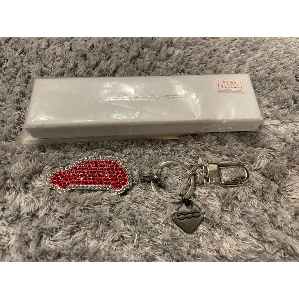 Used FIAT Genuine Swarovski Key Ring Fiat Fiat 500