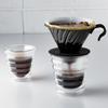 HARIO V60 Metal Dripper, Dishwasher Safe, Silver, 1-4 Cup Capacity, Made In Japan, VDM-02HSV
