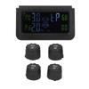 Solar Power Tire Pressure Monitoring System Display Sound Warning TPMS with 4 Sensors