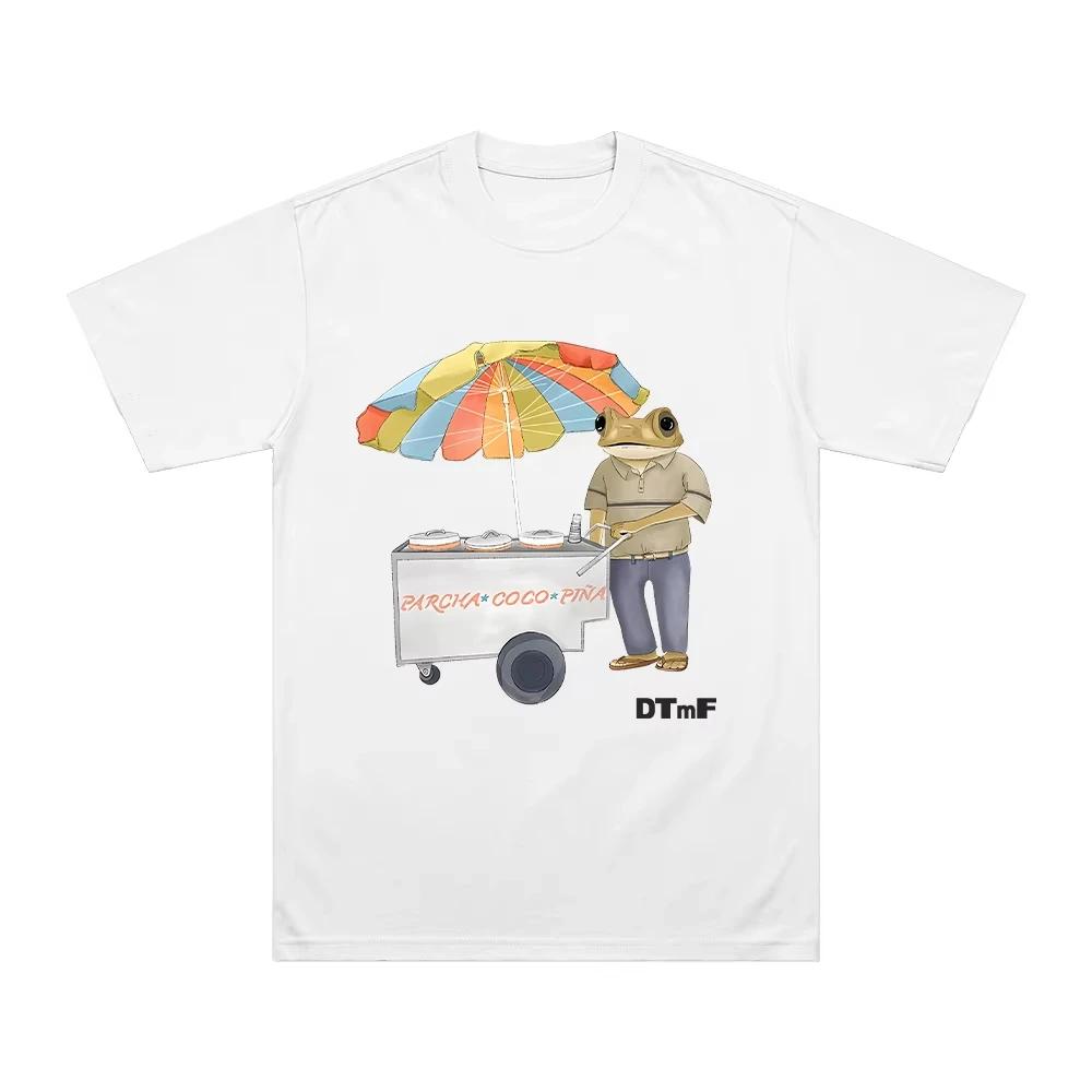 

Summer High Quality Cotton T Shirts Bad Bunny DTMF Merch Tee Women Unisex Oneck Short Sleeve Gift for Fans Clothing Comfort S