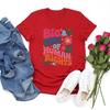 Big Fan of Human Rights Floral T-Shirt Social Justice Tshirt Support Immigrant Tee Cute Equality Pro Democracy Shirt Casual Tops
