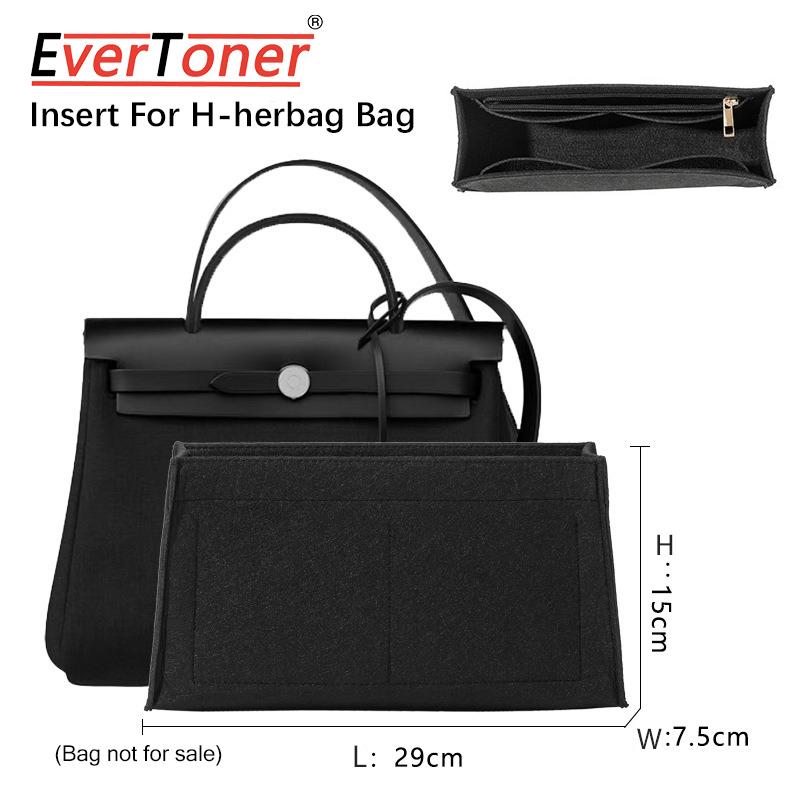 

EverToner For H-Herbag Bag Inner Pad Organizer Storage Accessory Bag Support Felt Insert Bag Support Shaper Accessories