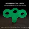 Windproof Three-Hole Tent Pegs with Hand-Tightened Deck Screws