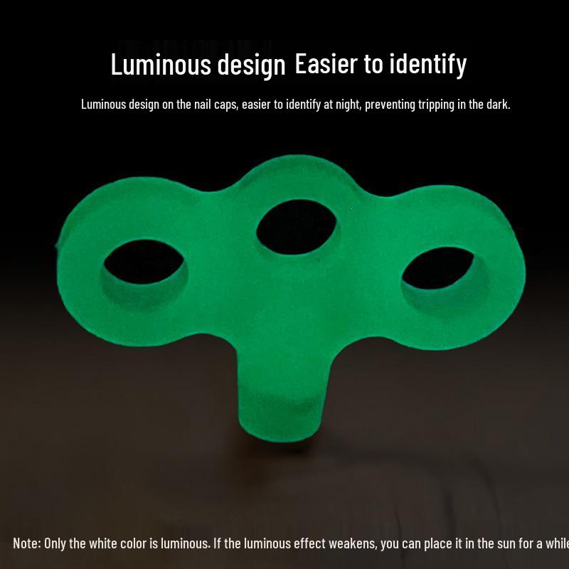 Windproof Three-Hole Tent Pegs with Hand-Tightened Deck Screws