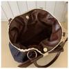 Women Bag Dot Shoulder Polka Work Bag Lightweight Casual Large Capacity Tote Bag With Bow Detail And Adjustable Straps For Daily Use
