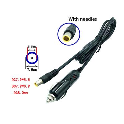Universal Car Charger Power Cord DC7.9x5.5mm Auto Cable For Cars DVR Bluetooth Speaker Camera GPS Laptop Power Adapter DC7909