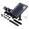 Solar Spotlight ABS Adjustable Waterproof Lighting Facilities for Courtyard Decoration IP68