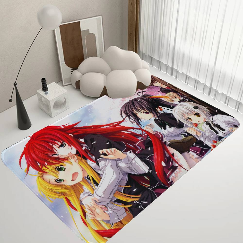 Anime High School DxD Entrance Door Mat Nordic Style Home Doormat Bathroom-Toilet Mats Bedroom Hotel Decor Mat