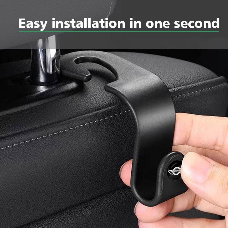 Universal Car Seat Hook Multifunctional Storage Hanger For MINI Cooper One JCW Clubman Countryman R55 R56 F55 F56 R57 R58 R59
