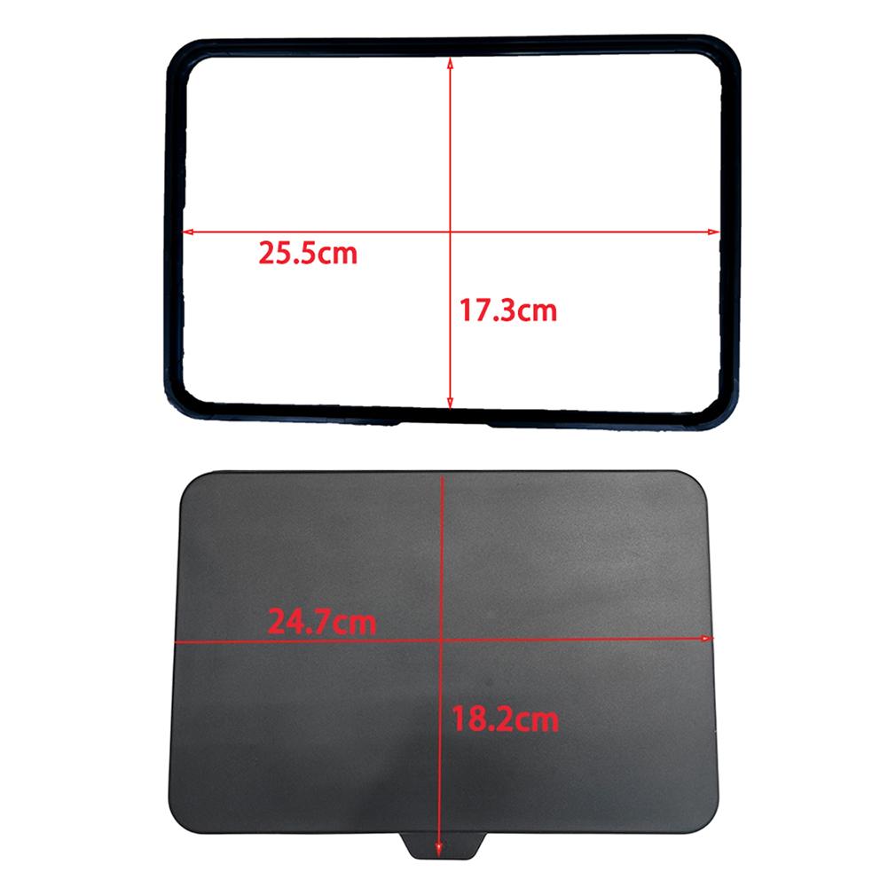Screen Protector For TM7 Silicone Protective Cover For TM7 Display Protective Plate Anti-Scratch Black Kitchen Accessories