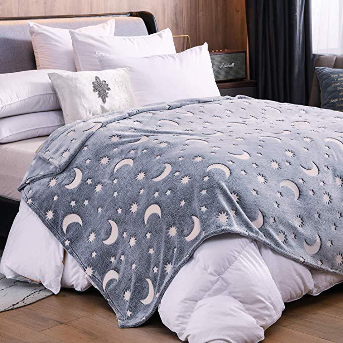Flannel Blanket Luminous Blanket Children's Blanket Napping Blanket Coral Fleece Air Conditioning Blanket