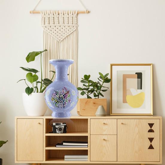 Lighted 3D Puzzle Vase 200 Pieces of Puzzle Vase Decorative Vase with Light Puzzle Art Project for Stress Relief Housewarming Home Decoration