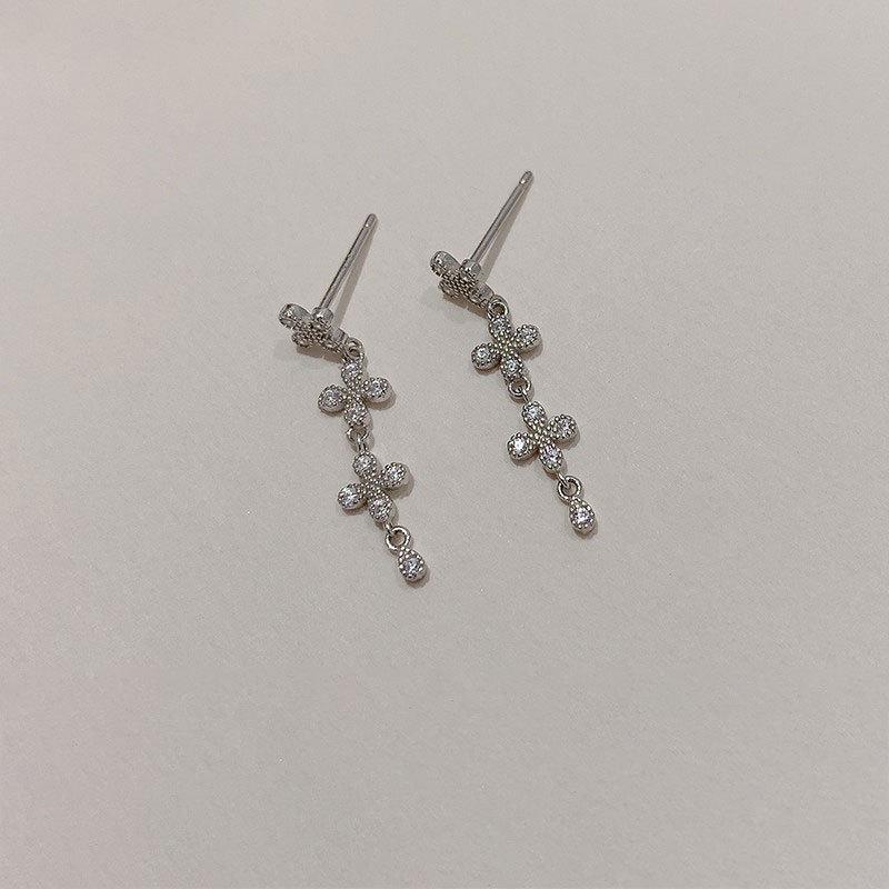 Flower Earrings for Women Simple Niche Designs for Women In A Cold Style for Women's New Style Earrings