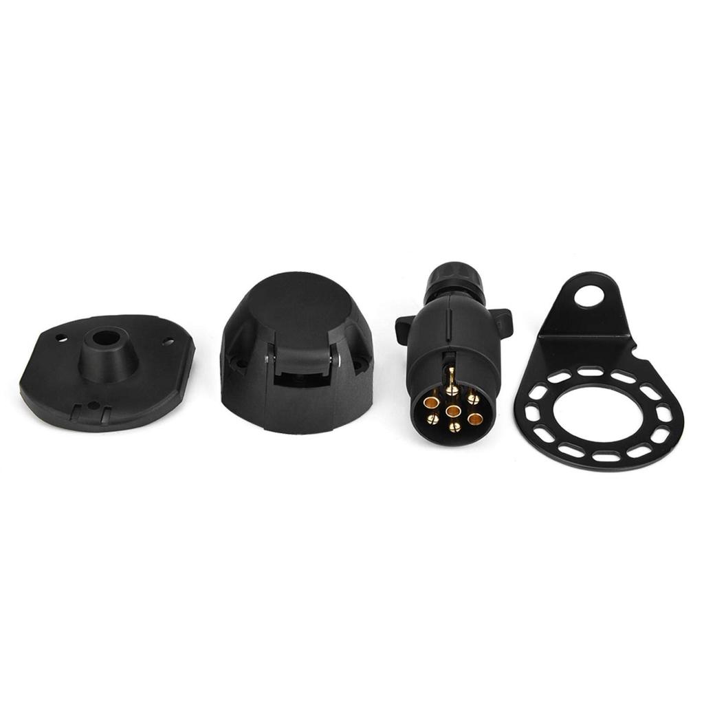 7 Pin Socket, Qiilu European Style Car Trailer Plug European Style 7 Pin Trailer