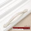Ivory White Zinc Alloy Minimalist Round Pull Handle for Cabinets and Drawers