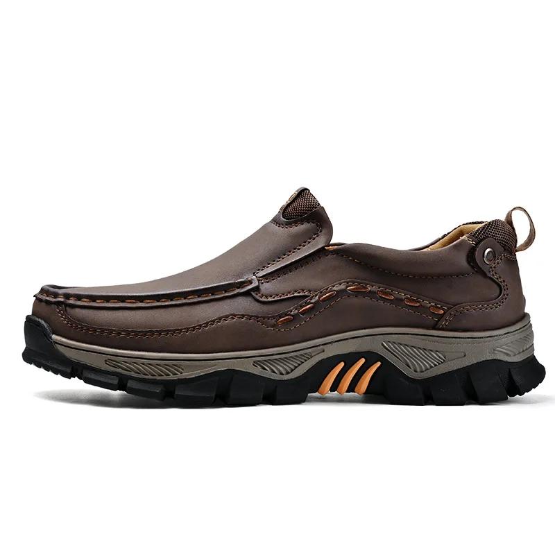 Fashion Fashion Trendy Male Driving Shoes Versatile Non-slip Hiking Shoes Comfortable Outdoor Men's Loafers Moccasins Treking Footwear