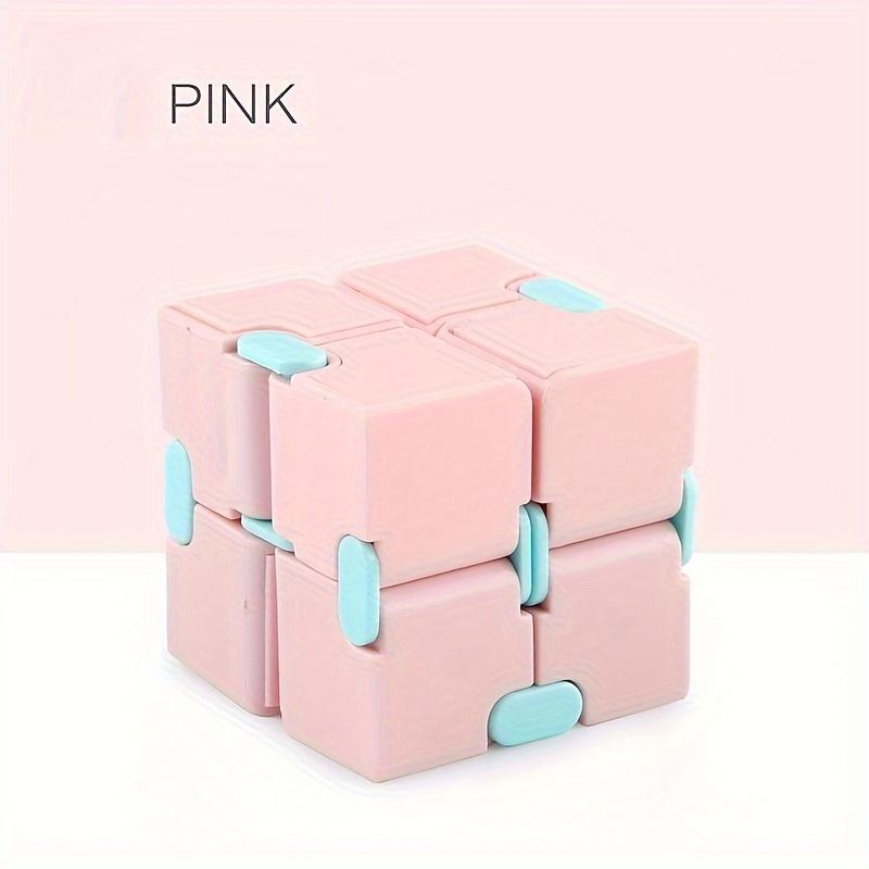 Macaron Color Series Multicolor Infinity Cube Toy, Abs Resin Magic Cube For Anxiety Reduction, Assorted Colors
