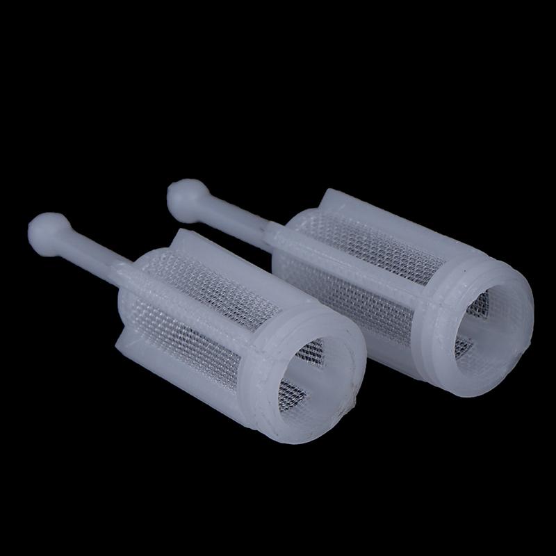 10Pcs Plastic Gravity Type Spray Gun Spray Filter Pot Diameter 11Mm