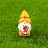 Set Of 3 Resin Leaf Miniatures Gnomes Ideal for Indoor and Outdoor Use Adds Unique Charm to Any Home or Garden Setting