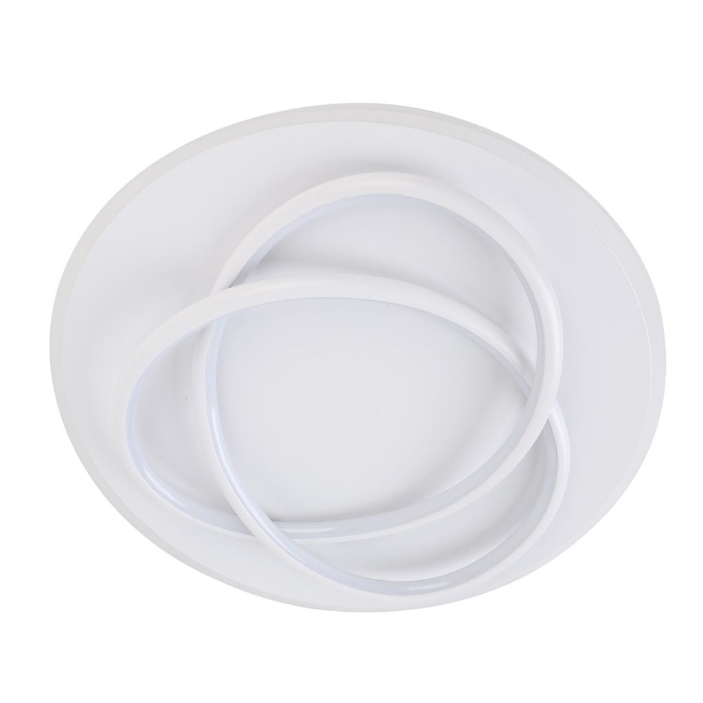 Modern Ceiling Light LED Round Dimmable Flash Mount Ceiling Lamp with Remote Control for Living