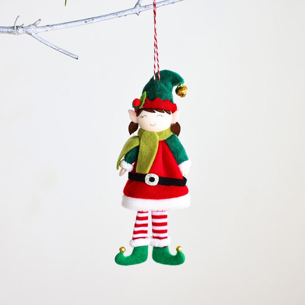 Elf Doll Ornament - Cute Ins Style Christmas Tree Decoration for Boys & Girls