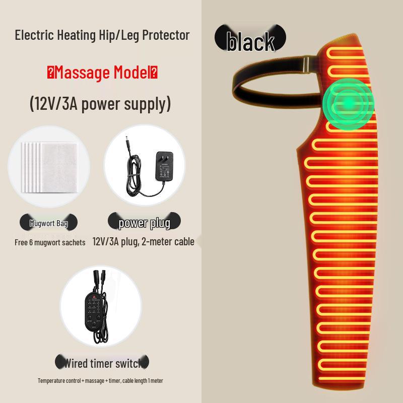 Electric Heating Knee Pads for Warmth, Joint Relief, and Full-Body Massage Therapy