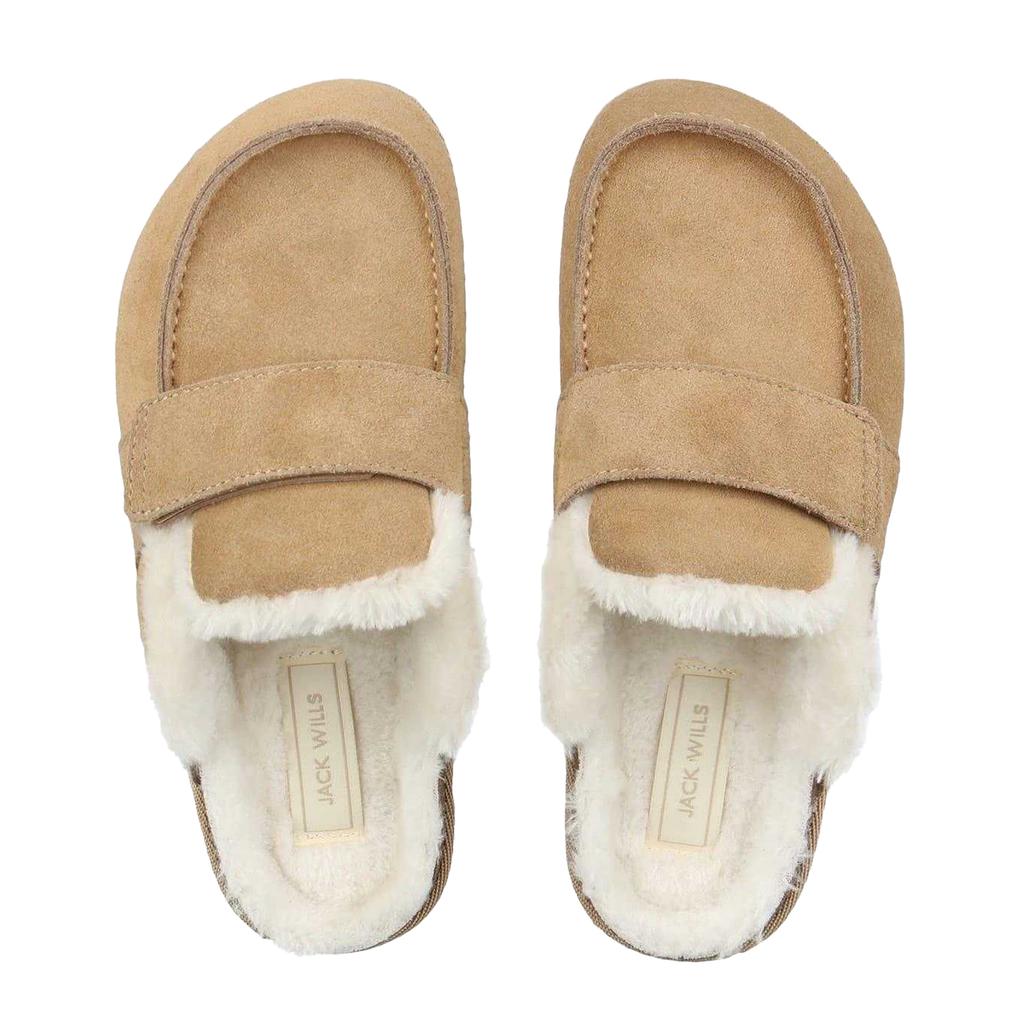 Jack Wills Womens/Ladies Suede Mule Slippers
