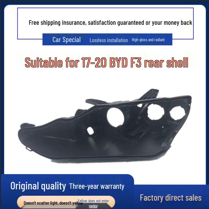 Compatible with BYD F3 Headlight Back Shell for 2017-2020 Models - F3 Lamp Base and Holder