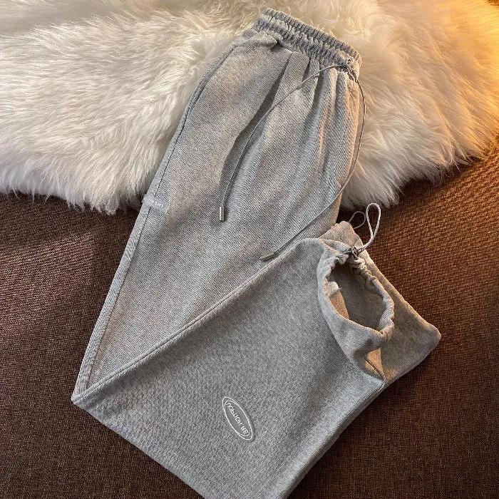 

Американские свободные спортивные штаны Fried Street, женские свободные повседневные леггинсы, летние тонкие шаровары с высокой талией XXL серый