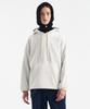 Odramp String Crop Hoodie [Moon Milk Melange]