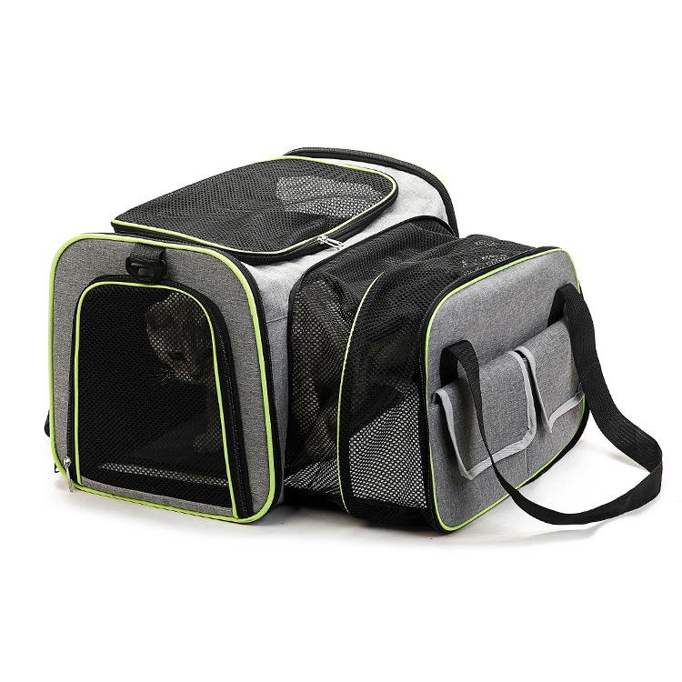 Cat Bags Can Be Folded To Expand The Pet Bag. Portable Car Pet Handbag Breathable Dog Bag.