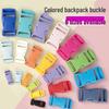 Multicolor Plastic Buckle for Bags and Clothing - Mother-Child Connector & Webbing Accessory