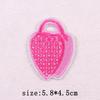 Pink Cartoon Embroidery Patch Iron On Patches For Clothing Flower Letters Patches On Clothes Sewing Fusible Patch Applique Decor
