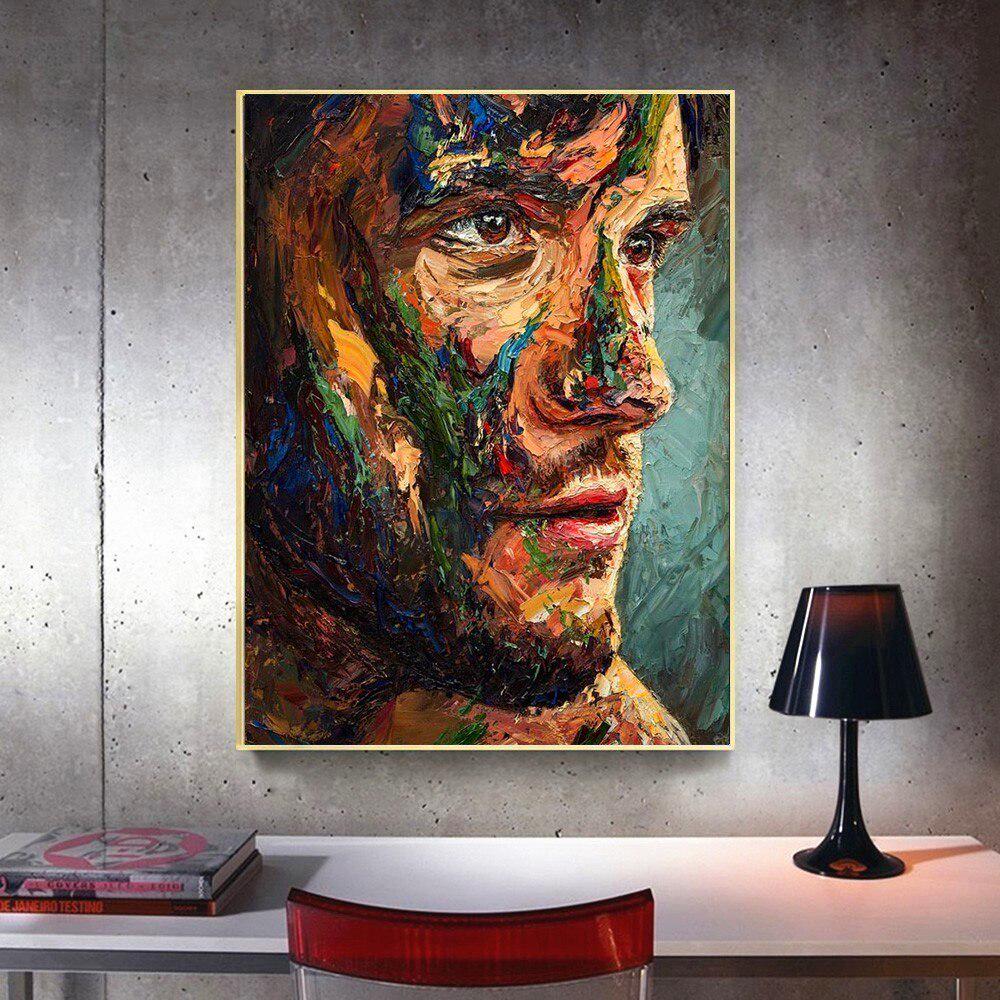 Diamond Painting Portrait Diamond Embroidery Men Diamond Mosaic Full Layout Pictures