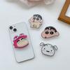 Mobile Phone Airbag Holder Cute Cartoon Crayon Small New Stretchable Adhesive Style Lazy Binge Watching Tool Portable Handheld