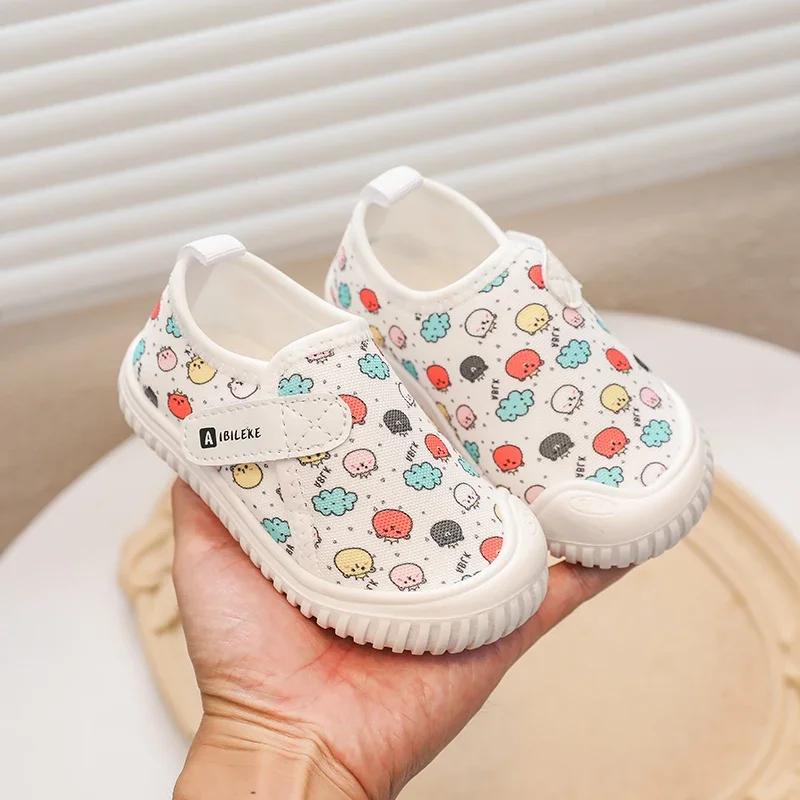 Herbst Baby Mädchen Freizeitschuhe Kinder Sneaker Cartoon Kleinkind Kleinkind Schuhe Weiche Sohle Rutschfest Kindergarten Sportschuhe