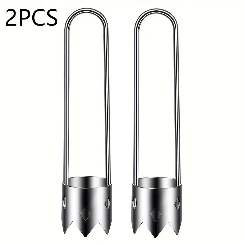 1/2pc Stainless Steel Corer Portable Core Remover Vegetable Fruit Core Extractor Multi-Use Kitchen Corer Remover Tool for Pepper