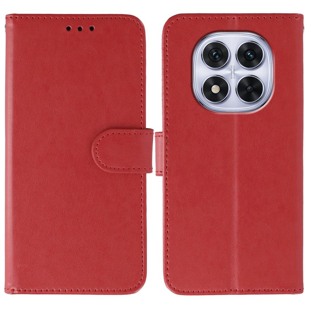 Phone Case For Xiaomi Redmi Note 14 Pro 4G/5G/Note 14 Pro+ 5G/Poco X7 5G PU Leather Flip Wallet Cover with Strap
