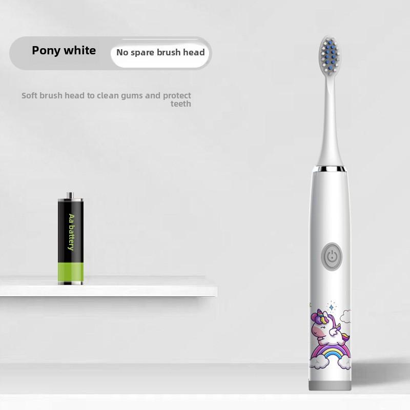 Children's Electric Toothbrush Cartoon Soft Hair IP7 Waterproof Sonic Automatic Ten Thousand Hair Brush U-shaped Toothbrush