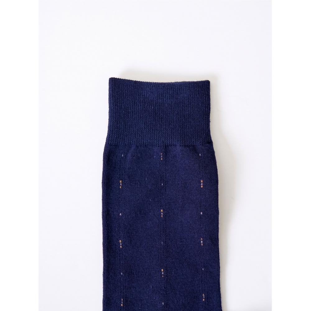 Daiso Luxury Gentleman Socks Dot Navy
