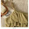 Casual Summer Solid Two Piece New Sets Women Sexy Flounce Tops + Loose High Waist Pants Female Chic Elegant Patchwork Party Beach Suits