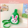 Rabbit Kids Pattern Crossbody Bag With Fun Animal Print For Preschool Children