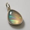 19.8 Ct Natural Multicolor Fire Opal 925 Sterling Silver   Pendant