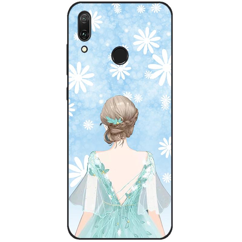 For Huawei Y7 2019 Case Y 7 2019 Silicone TPU Back Cover Protective Phone Case For Huawei Y7 Y7 Prime 2019 Bumper Fundas Coque
