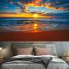 Sunset Peak Natural Landscape Tapestry Wall Hanging Bedroom Dormitory Room  Decoration Background Cloth Home