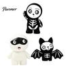 Latex Dog Toys for Aggressive Chewers Skeleton Toy, Halloween Squeaky Chew Mummy Safe Odorless Pet Chewing Bat Shapes, Interactive Toy Anxiety Relief