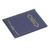 Coin Collection Album PVC Wear Resistant Lightweight Portable Coin Holder Book for Collectors Blue