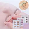 HUA 3Pairs/Set Replacement False Eyelash Extension Practice Head Model Silicone Removable Eyelids Tattoo Training Eyes Mannequin